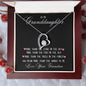 To My Granddaughter Forever Love Necklace