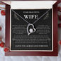 To My Beautiful Wife Forever Love Necklace