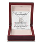 To My Granddaughter Forever Love Necklace