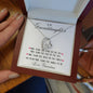 To My Granddaughter Forever Love Necklace
