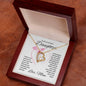 To My Awesome Daughter Forever Love Necklace