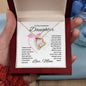 To My Awesome Daughter Forever Love Necklace