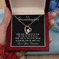 To My Granddaughter Forever Love Necklace