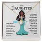 To My Beautiful Daughter Princess Alluring Beauty Necklace