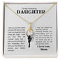 To my Amazing Daughter Alluring Beauty Necklace