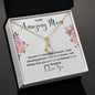 To My Amazing Mom Alluring Beauty Necklace