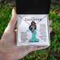 To My Beautiful Daughter Princess Alluring Beauty Necklace