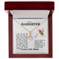 To My Daughter Alluring Beauty Necklace