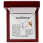 To My Daughter Alluring Beauty Necklace
