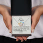 To My Sister Interlocking Hearts Necklace