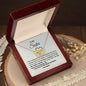 To My Sister Interlocking Hearts Necklace