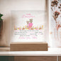 To My Daughter: Acrylic Plaque