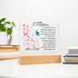 To My Daughter, Love Dad Acrylic Plaque