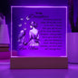 To My Daughter Acrylic Plaque With Butterflies