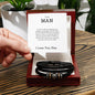 To My Man Love You Forever Bracelet