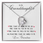To My Granddaughter Forever Love Necklace