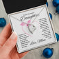 To My Awesome Daughter Forever Love Necklace