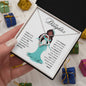To My Daughter Princess II Forever Love Necklace