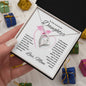 To My Awesome Daughter Forever Love Necklace