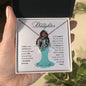 To My Daughter Princess II Forever Love Necklace