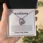 To My Daughter Forever Love Necklace