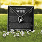 To My Beautiful Wife Forever Love Necklace