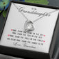To My Granddaughter Forever Love Necklace