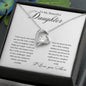To My Beautiful Daughter Forever Love Necklace