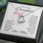 To My Awesome Daughter Forever Love Necklace