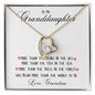To My Granddaughter Forever Love Necklace