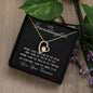 To My Granddaughter Forever Love Necklace