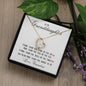 To My Granddaughter Forever Love Necklace