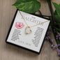 To My Daughter Rose Forever Love Necklace