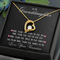 To My Granddaughter Forever Love Necklace