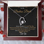 To My Badass Bride Forever Love Necklace