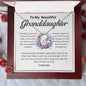 To My Beautiful Granddaughter Forever Love Necklace