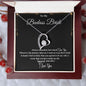 To My Badass Wife Forever Love Necklace