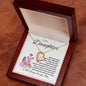 To My Daughter Forever Love Necklace