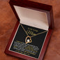 To My Beautiful Mom Forever Love Necklace
