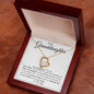 To My Granddaughter Forever Love Necklace