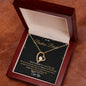 To My Badass Bride Forever Love Necklace