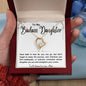 To My Badass Daughter Forever Love Necklace