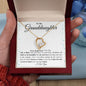 To My Granddaughter Forever Love Necklace