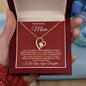 To My Beautiful Mom Forever Love Necklace