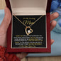 To My Beautiful Mom Forever Love Necklace