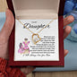 To My Daughter Forever Love Necklace