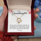 To My Granddaughter Forever Love Necklace