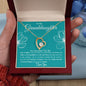To My Granddaughter Forever Love Necklace