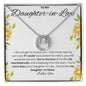 To My Daughter-In-Law Lucky in Love Necklace