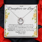 To My Daughter-In-Law Lucky in Love Necklace